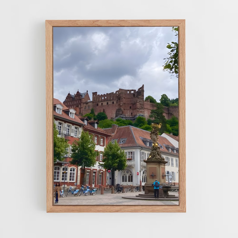 ap-heidelberg castle-5 cadre Bois clair