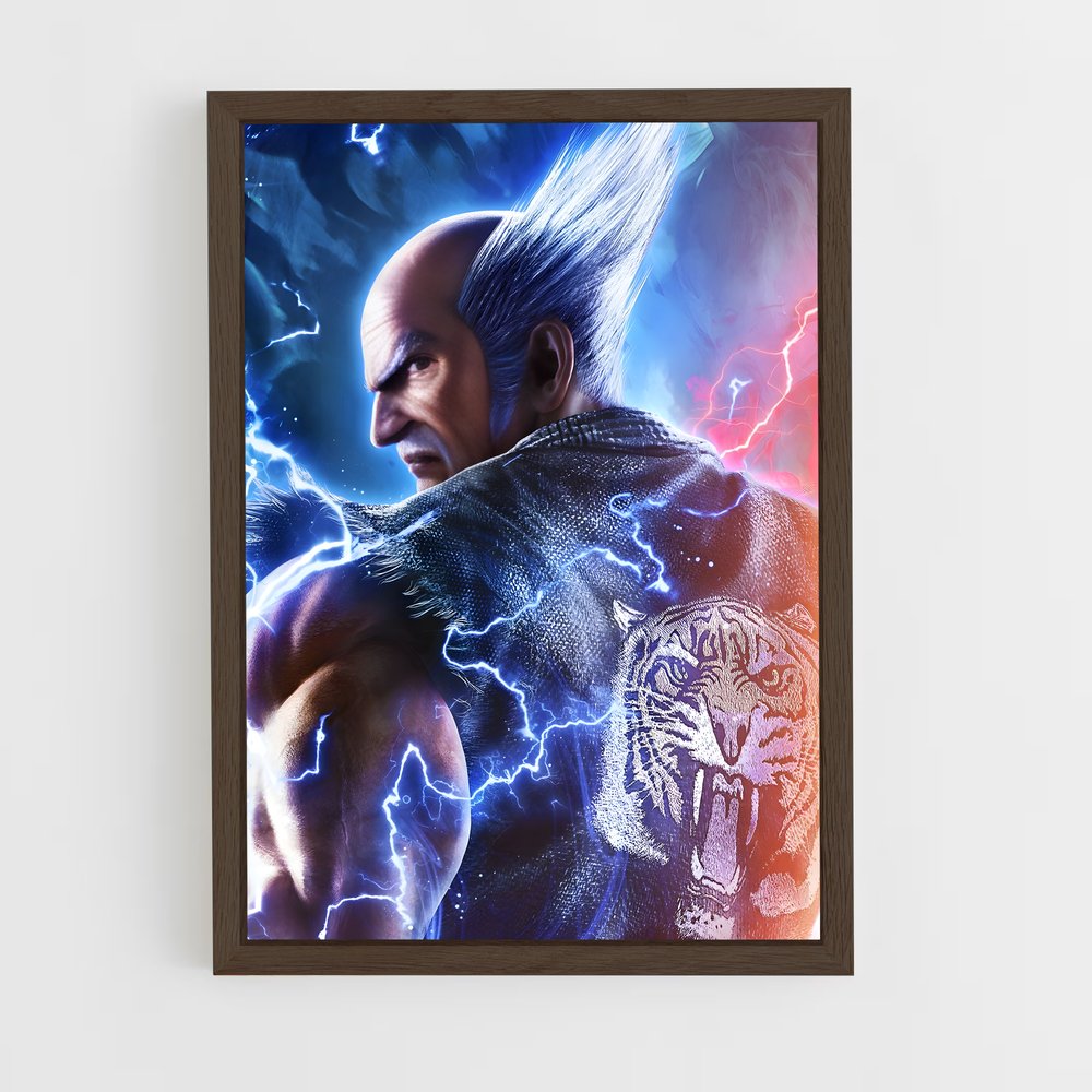 ap-heihachi-1 cadre Bois foncé