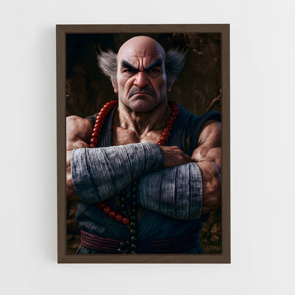 ap-heihachi-2 cadre Bois foncé