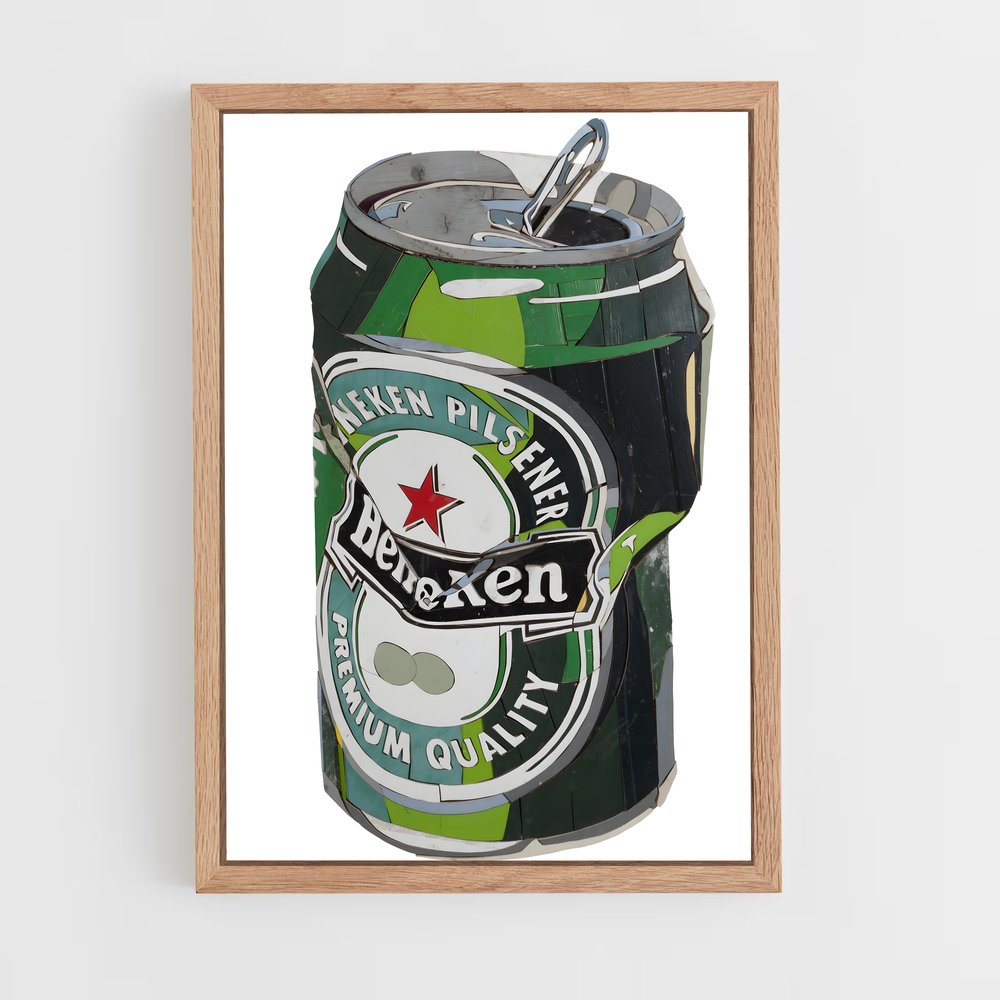ap-heineken-9 cadre Bois clair