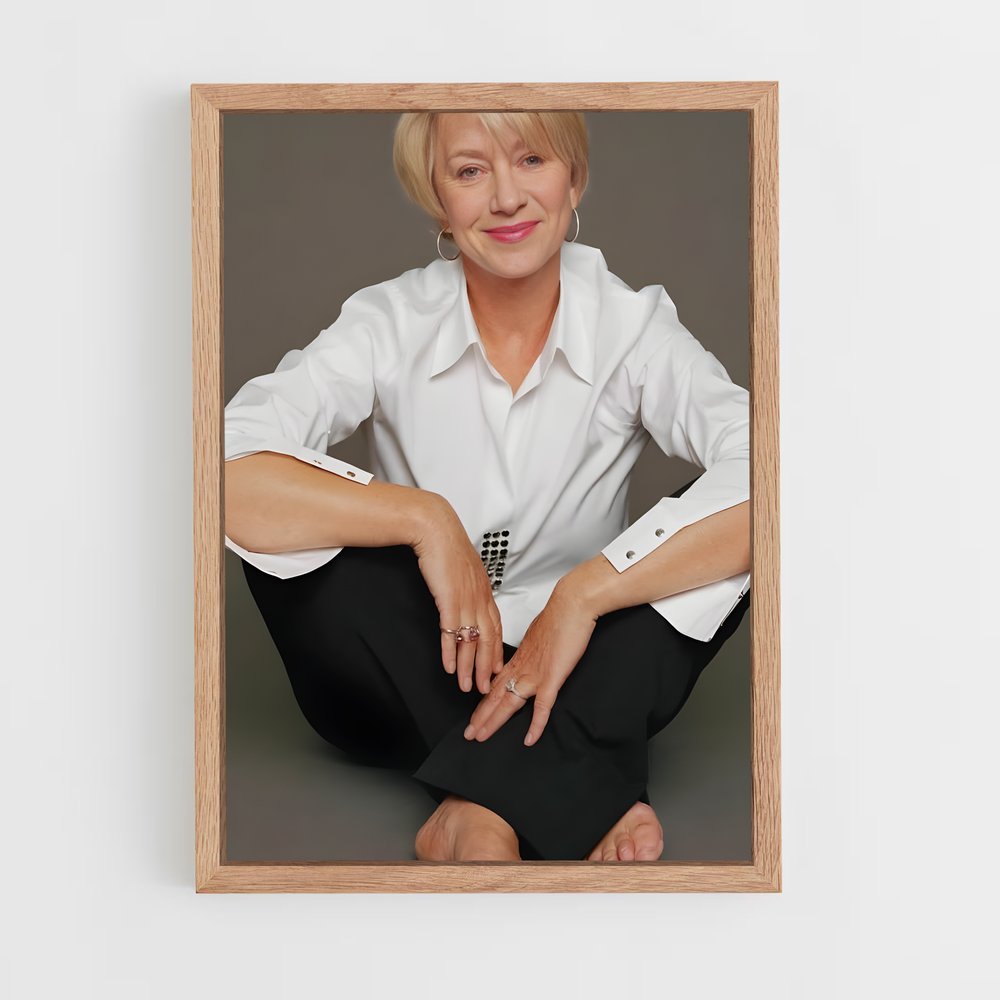 ap-helen mirren-10 cadre Bois clair