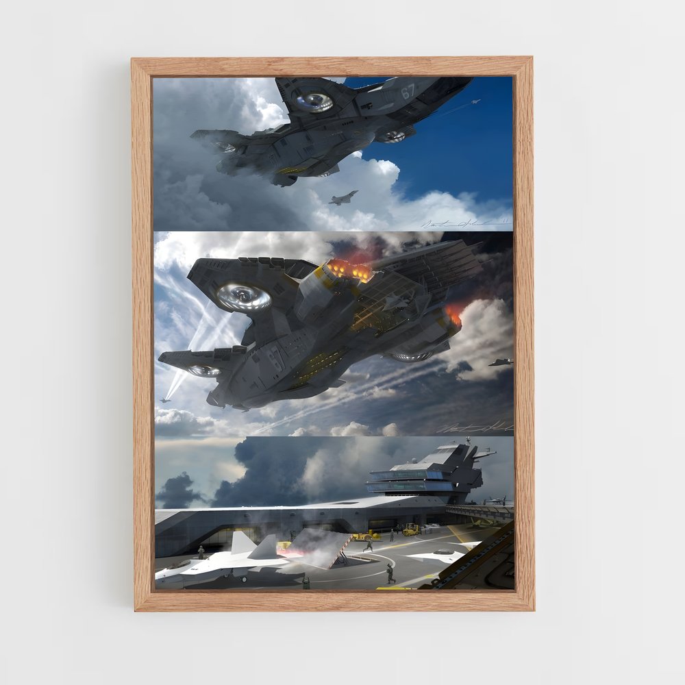 ap-helicarrier-1 cadre Bois clair