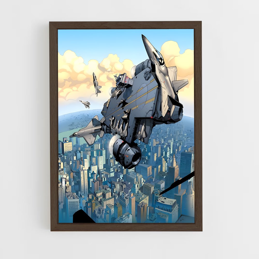 ap-helicarrier-3 cadre Bois foncé