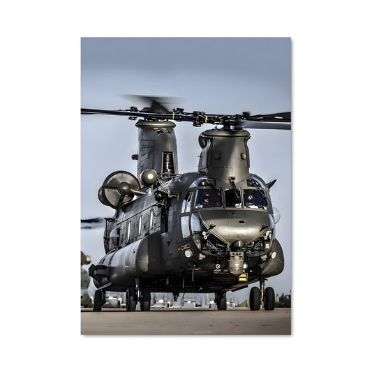 Poster Hélicoptère de Combat