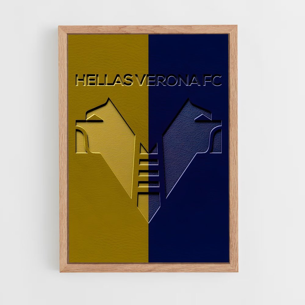 ap-hellas verona fc-5 cadre Bois clair