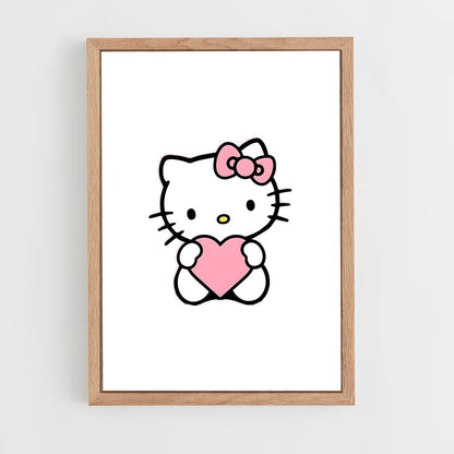 ap-hello kitty-5 cadre Bois clair