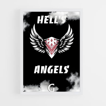 ap-hells angels-2 cadre Blanc