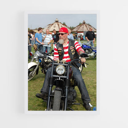 ap-hells angels-4 cadre Blanc