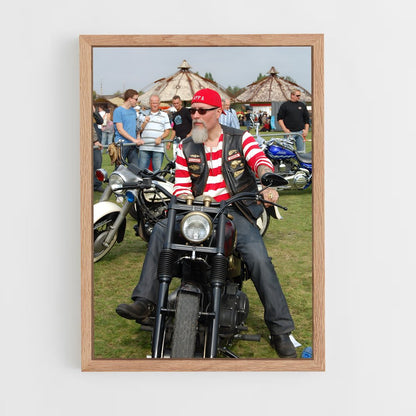 ap-hells angels-4 cadre Bois clair