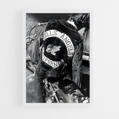 ap-hells angels-5 cadre Blanc