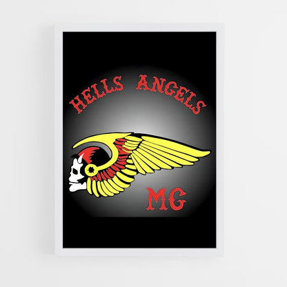 ap-hells angels-6 cadre Blanc