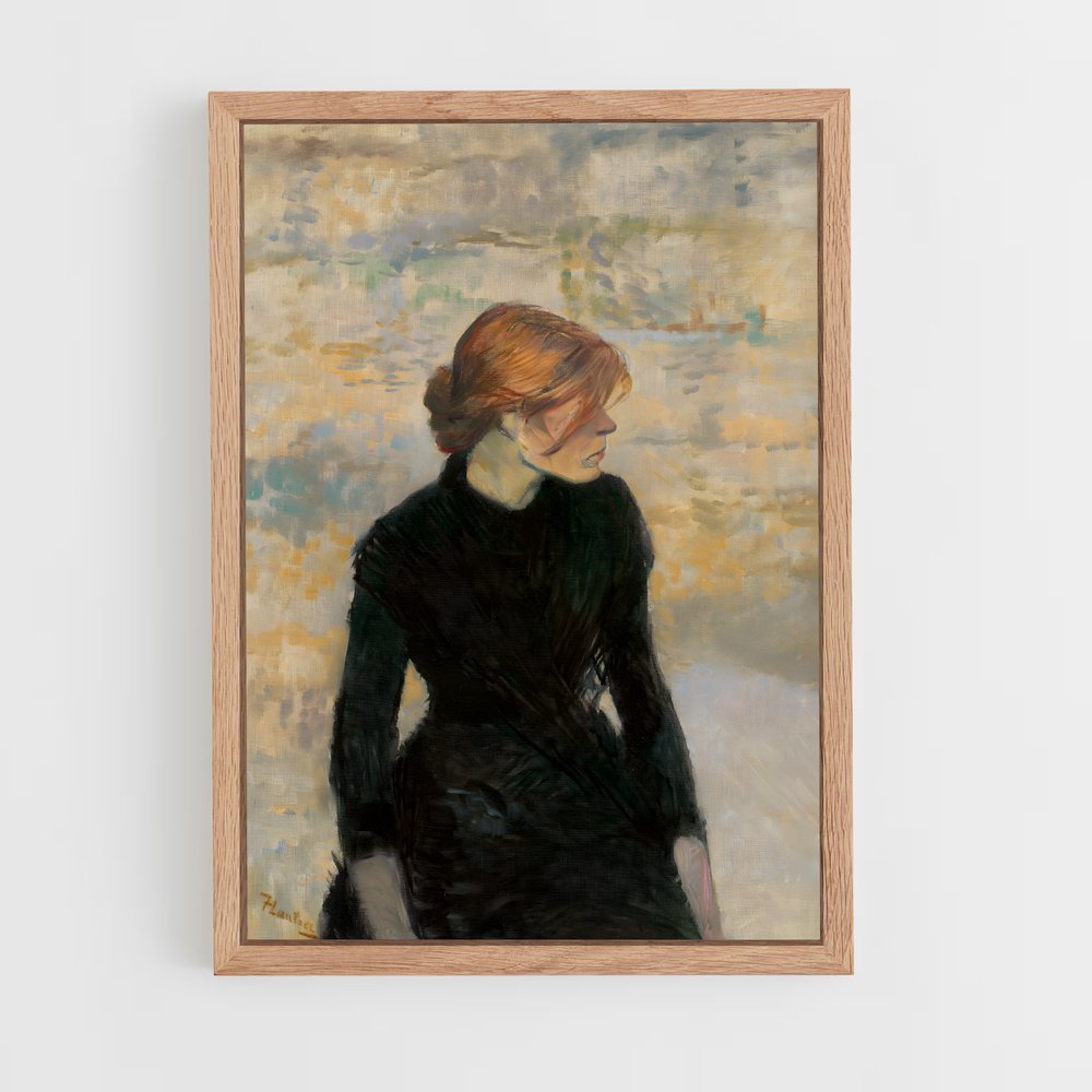 ap-henri de toulouse-lautrec-1 cadre Bois clair