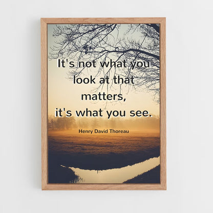 ap-henry david thoreau-2 cadre Bois clair