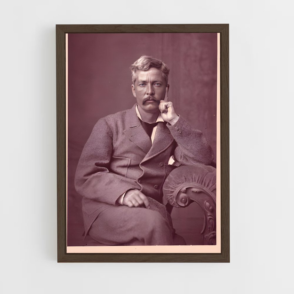 ap-henry morton stanley-1 cadre Bois foncé