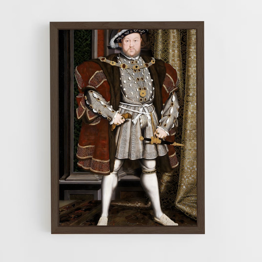 ap-henry viii-1 cadre Bois foncé