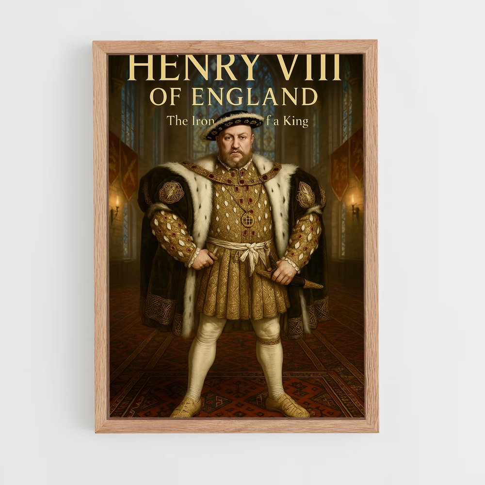 ap-henry viii-6 cadre Bois clair