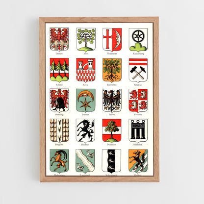 ap-heraldry-1 cadre Bois clair