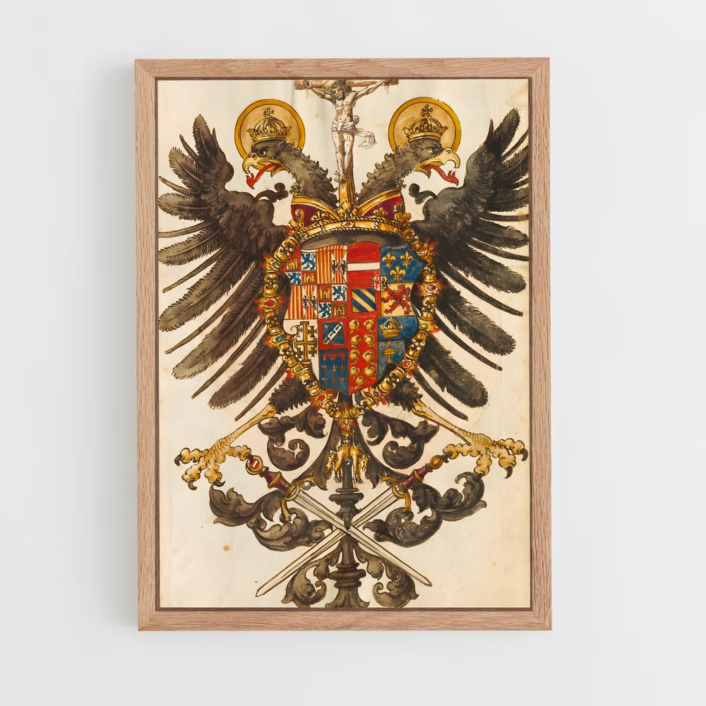 ap-heraldry-2 cadre Bois clair