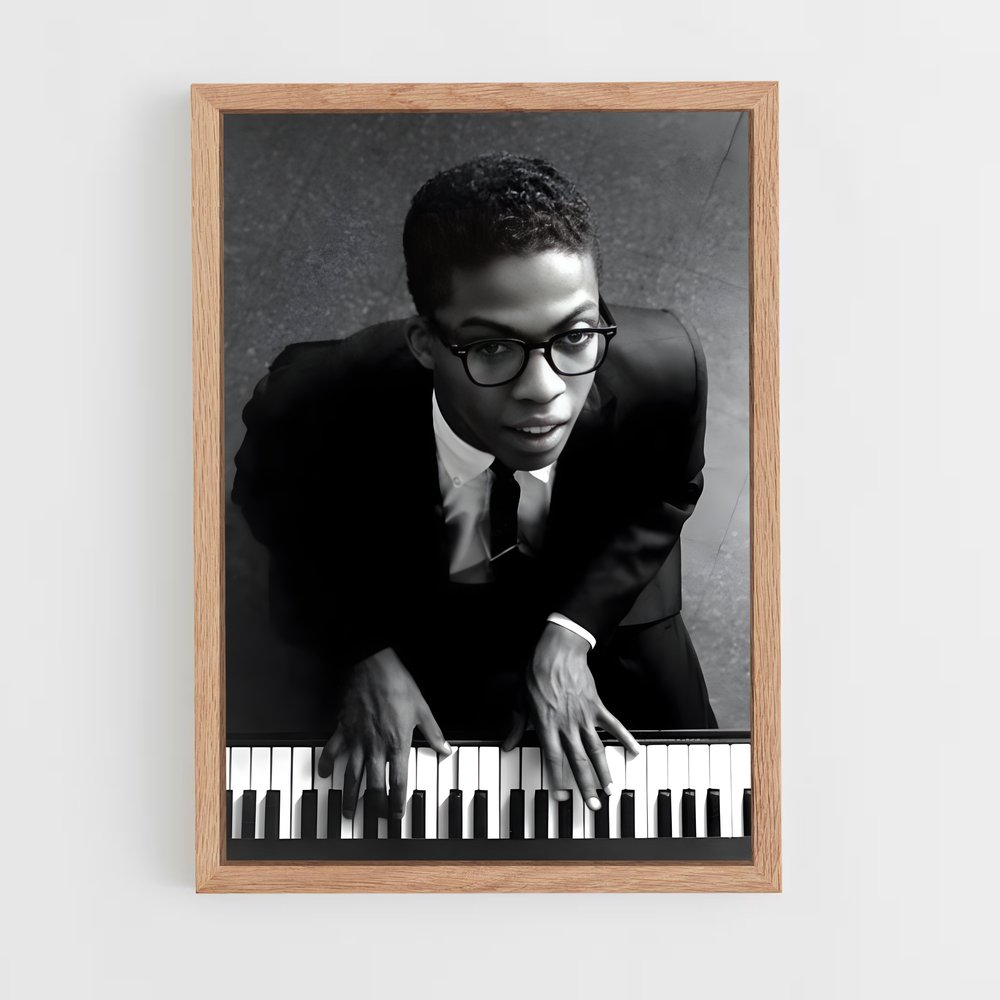 ap-herbie hancock-1 cadre Bois clair