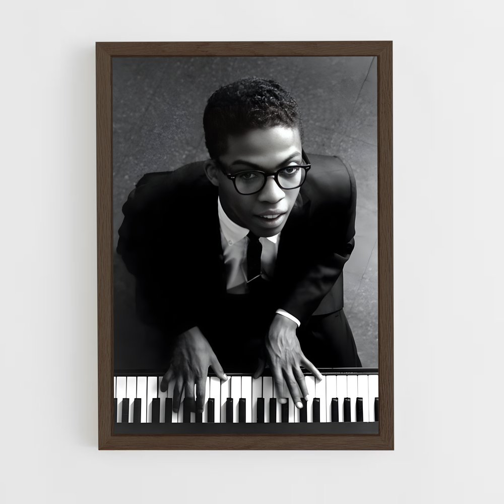 ap-herbie hancock-1 cadre Bois foncé