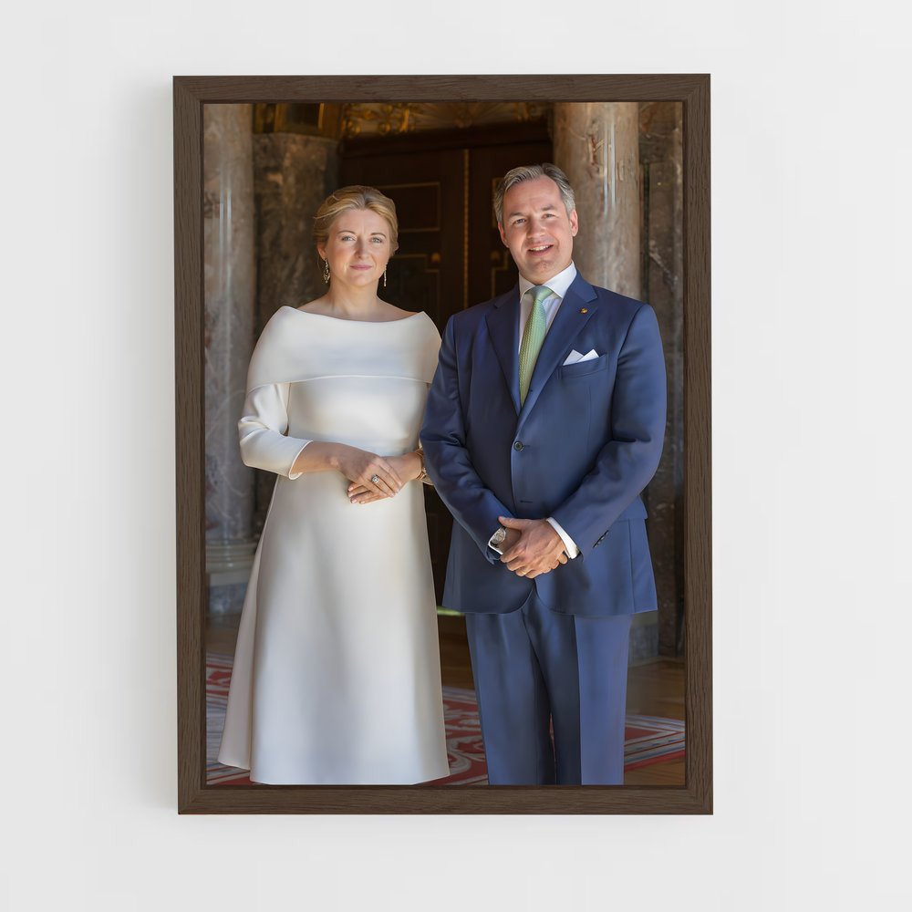 ap-hereditary grand duke guillaume-1 cadre Bois foncé