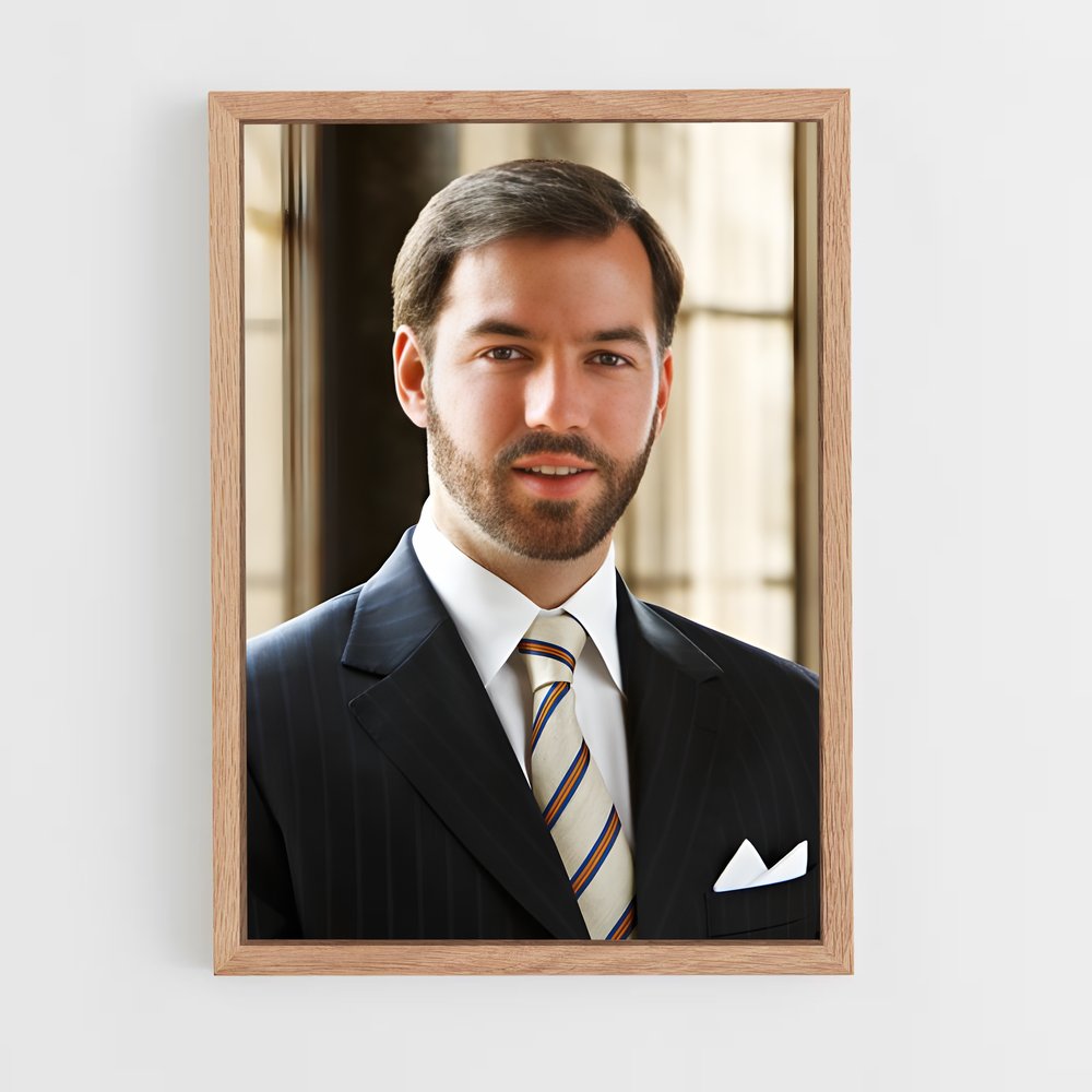 ap-hereditary grand duke guillaume-2 cadre Bois clair