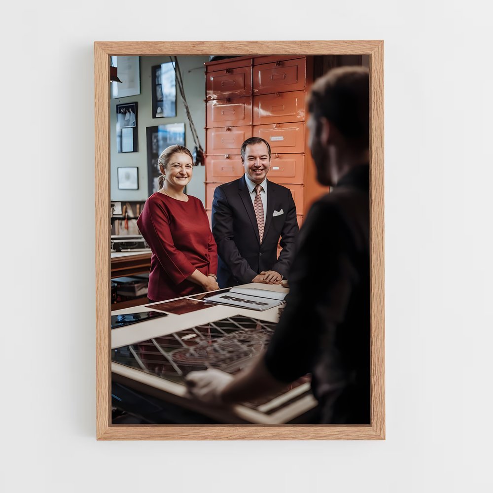 ap-hereditary grand duke guillaume-3 cadre Bois clair