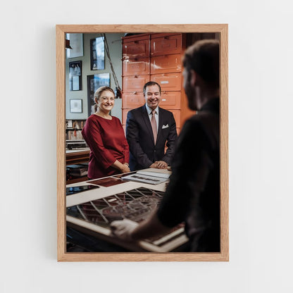 ap-hereditary grand duke guillaume-3 cadre Bois clair