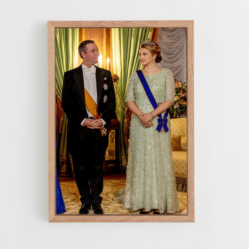 ap-hereditary grand duke guillaume-4 cadre Bois clair