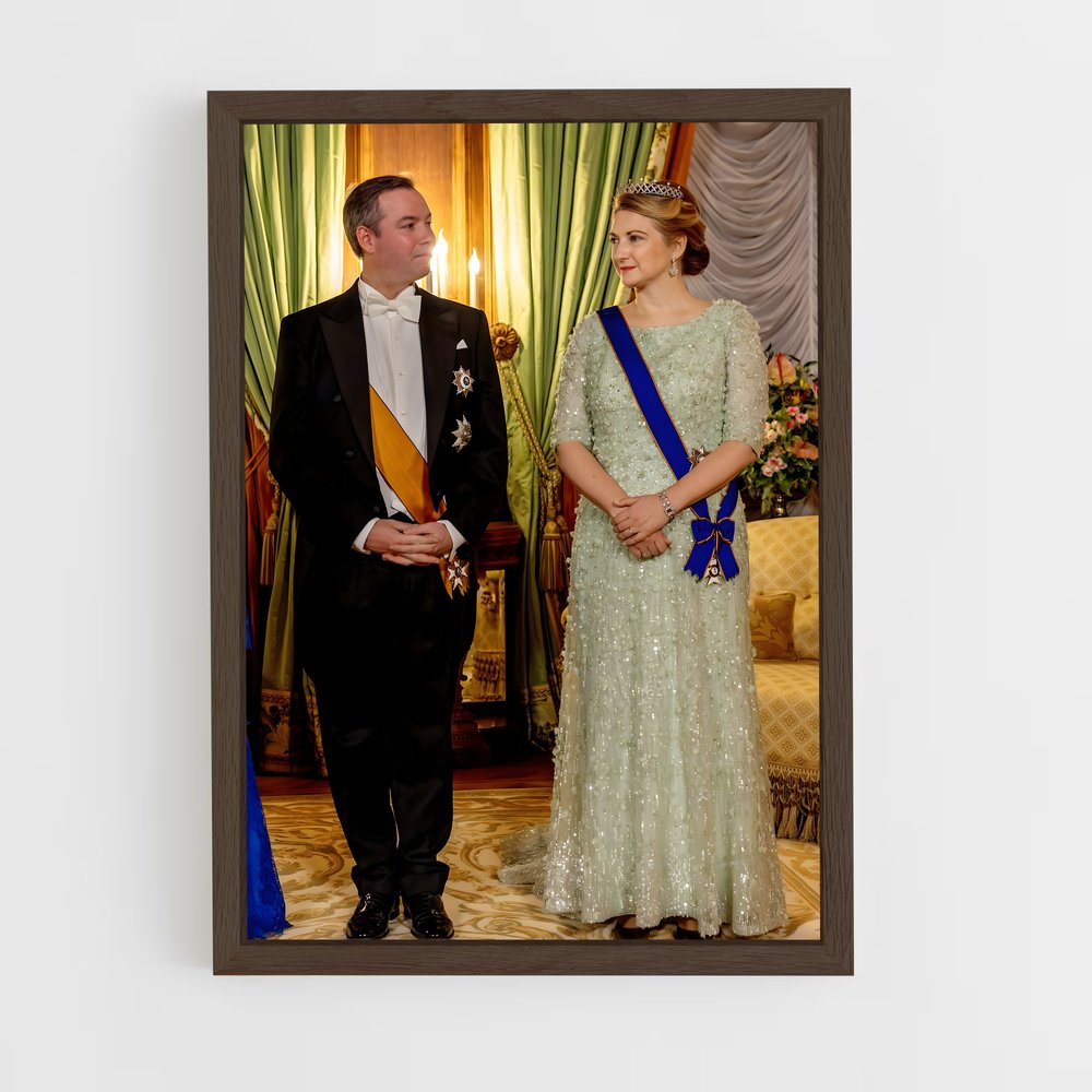 ap-hereditary grand duke guillaume-4 cadre Bois foncé