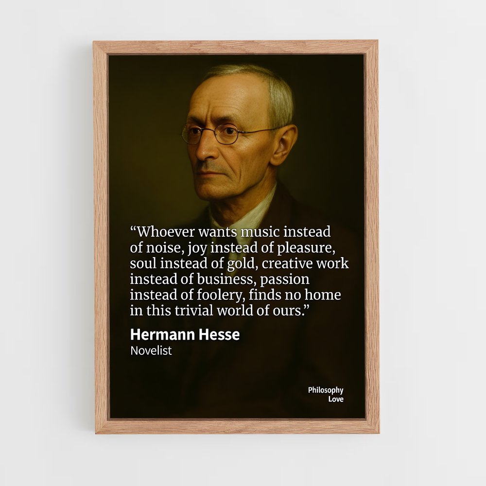 ap-hermann hesse-4 cadre Bois clair