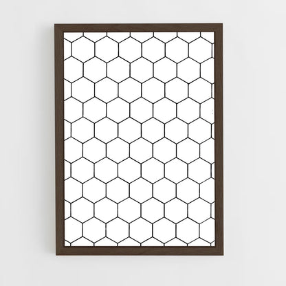ap-hexagon-1 cadre Bois foncé