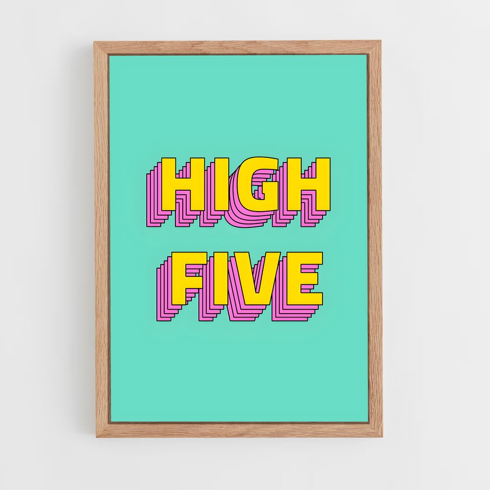 ap-high five-2 cadre Bois clair
