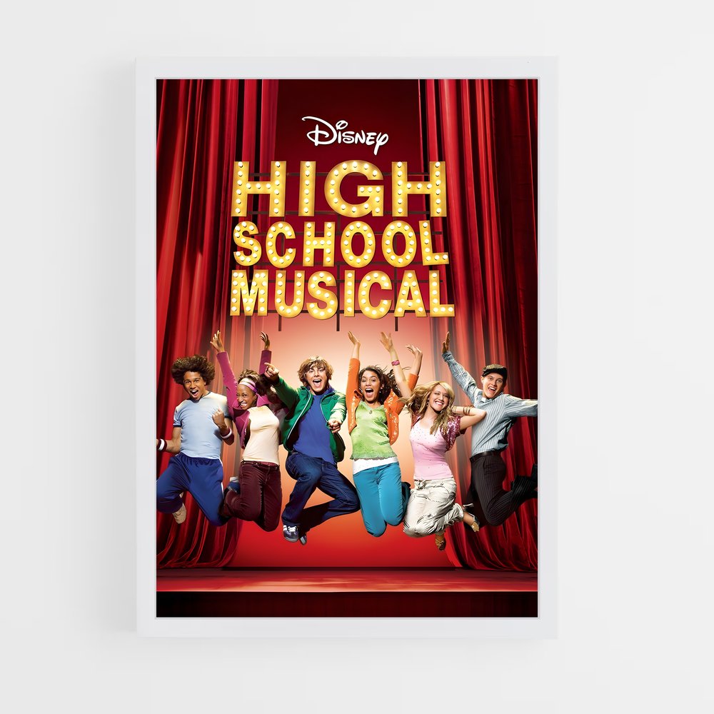 ap-high school musical-1 cadre Blanc
