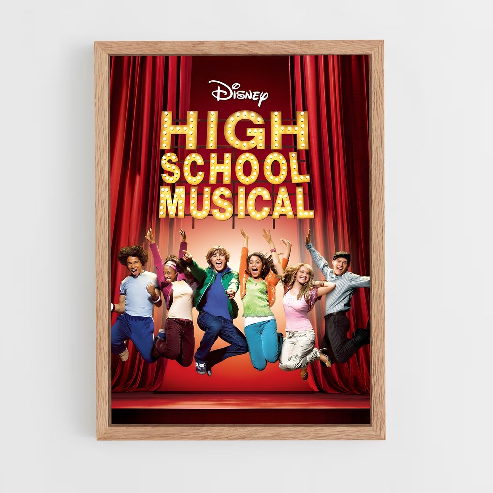 ap-high school musical-1 cadre Bois clair