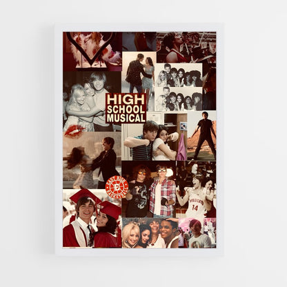 ap-high school musical-2 cadre Blanc