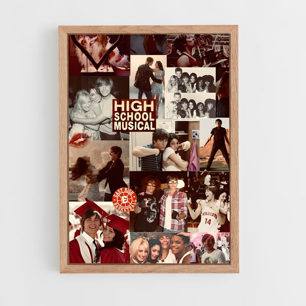 ap-high school musical-2 cadre Bois clair