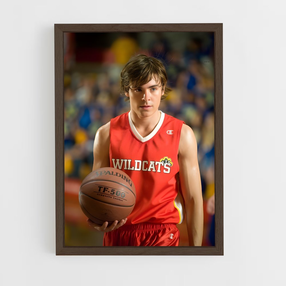 ap-high school musical-7 cadre Bois foncé