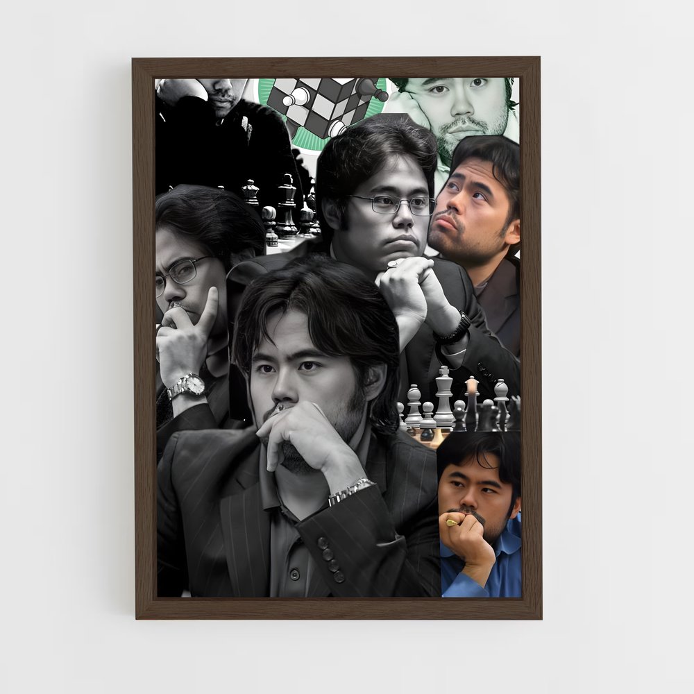 ap-hikaru nakamura-1 cadre Bois foncé