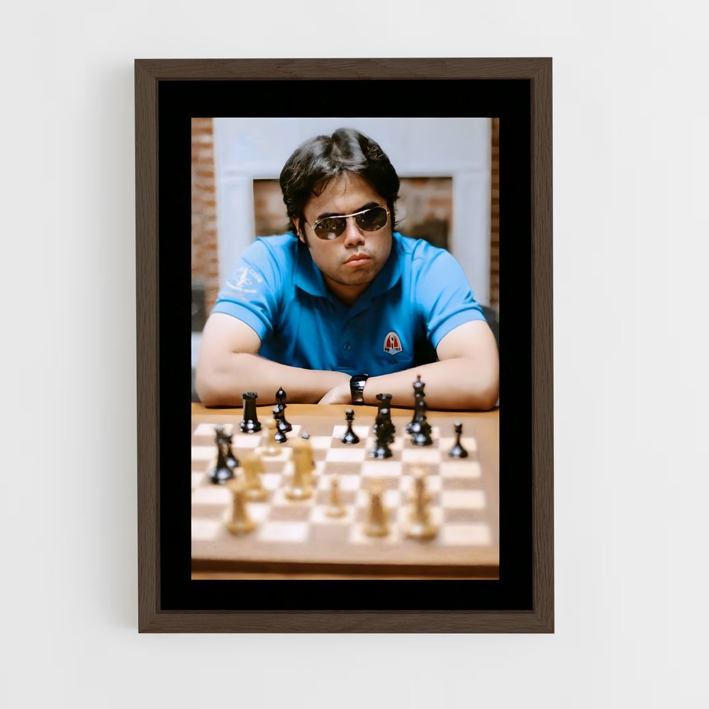 ap-hikaru nakamura-2 cadre Bois foncé