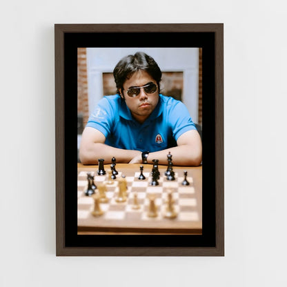 ap-hikaru nakamura-2 cadre Bois foncé