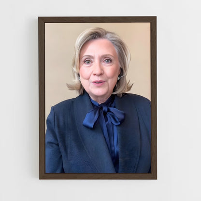 ap-hillary clinton-1 cadre Bois foncé