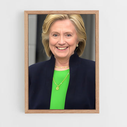 ap-hillary clinton-4 cadre Bois clair