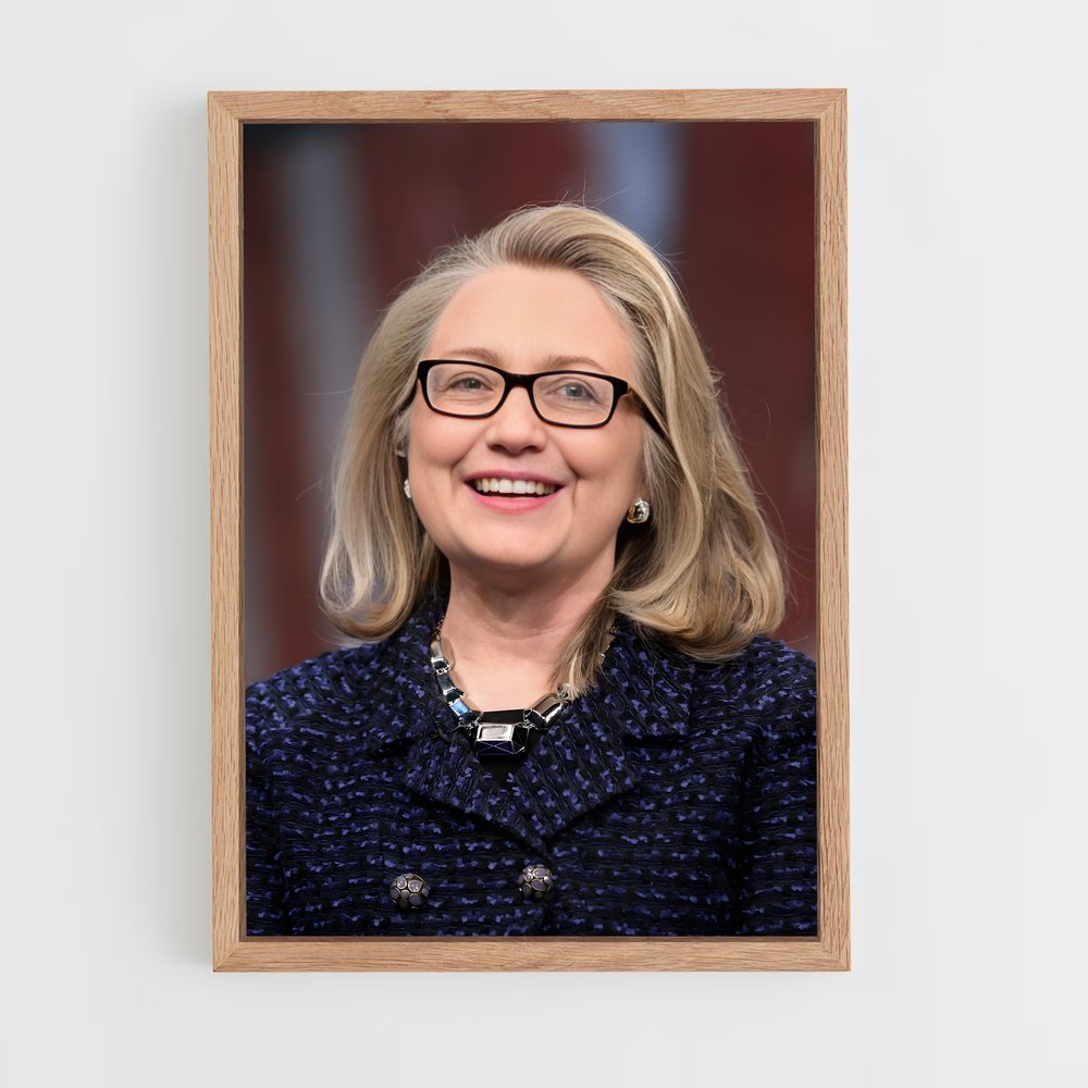 ap-hillary clinton-5 cadre Bois clair