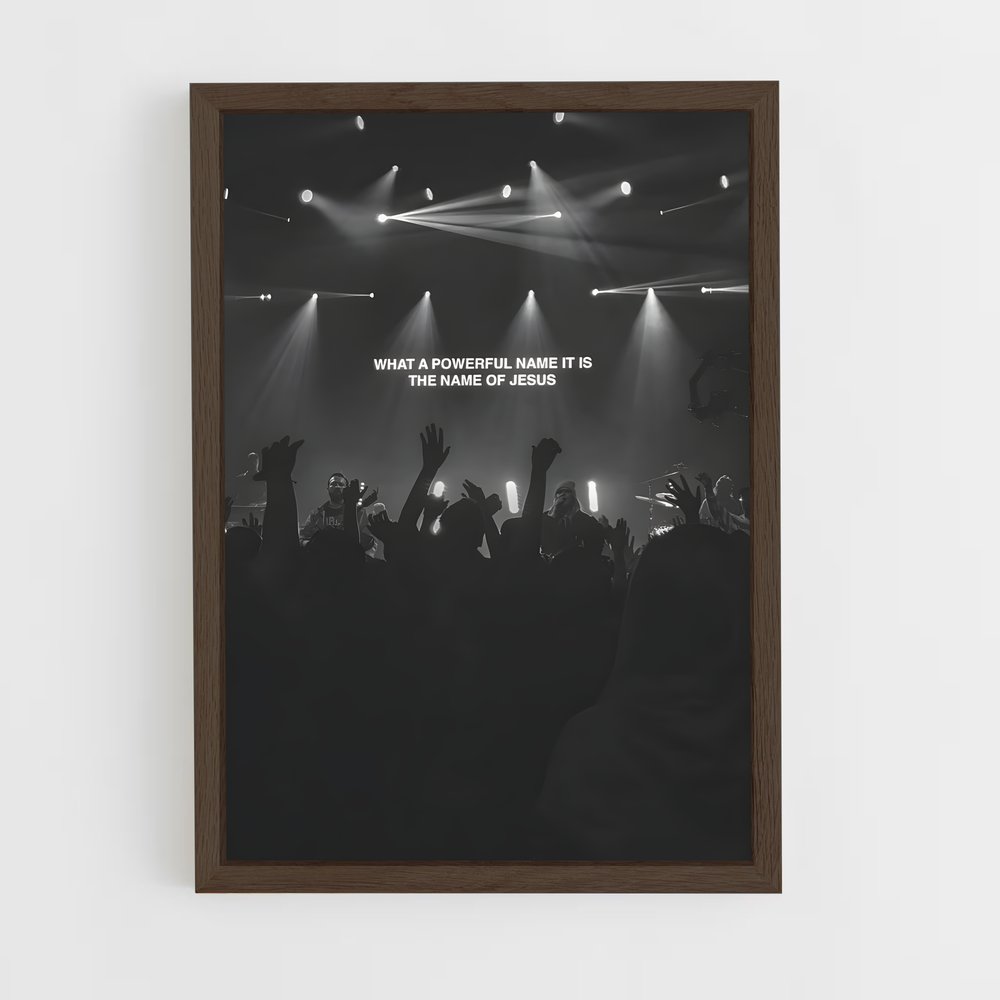 ap-hillsong worship-2 cadre Bois foncé
