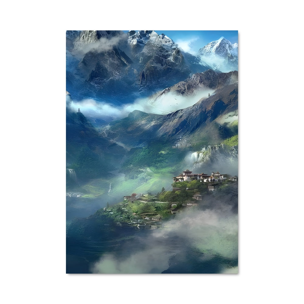 Poster Himalaya mountains 97107