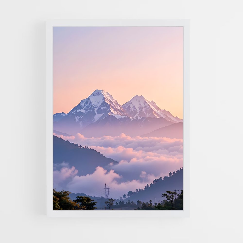 ap-himalaya mountains-5 cadre Blanc