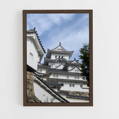 ap-himeji castle-5 cadre Bois foncé