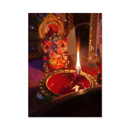 Poster Ganesh en Lumière