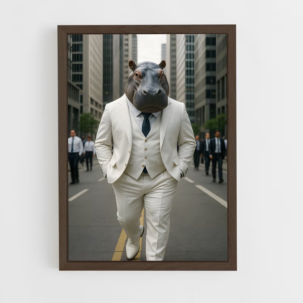 ap-hippo-7 cadre Bois foncé